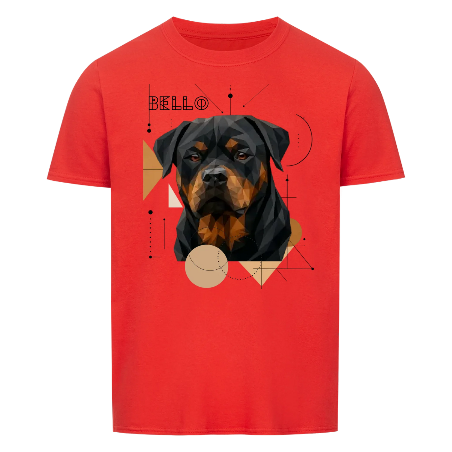 Personalized "Geometric Dog" Shirt