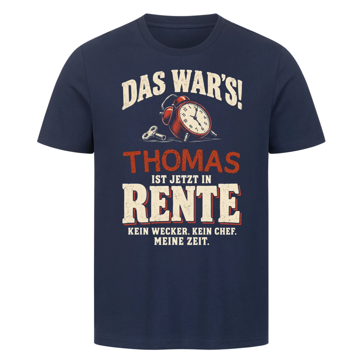 Personalisiertes Shirt "Das war's!"
