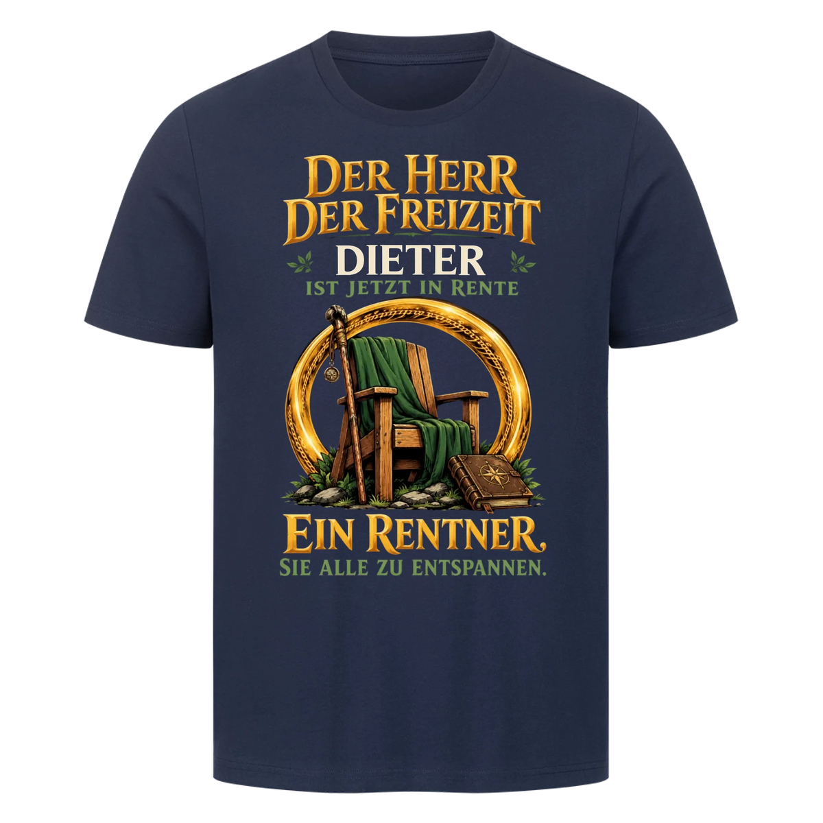 Personalisiertes Shirt "Der Herr der Freizeit"