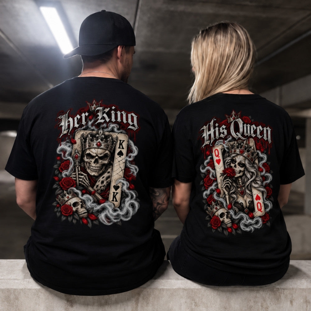 Couple Shirts "Her King & His Queen"