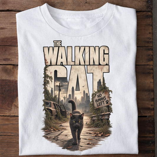 Premium Shirt „The Walking Cat“
