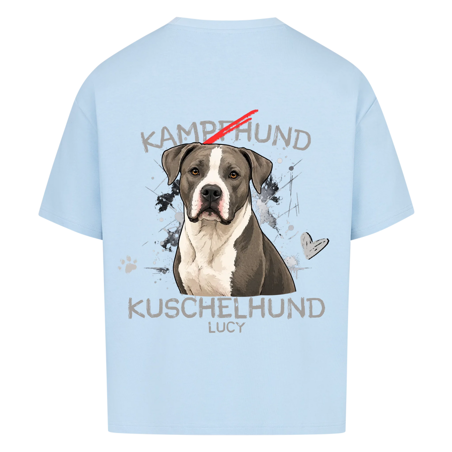 Oversized Shirt „KAMPFHUND/KUSCHELHUND“