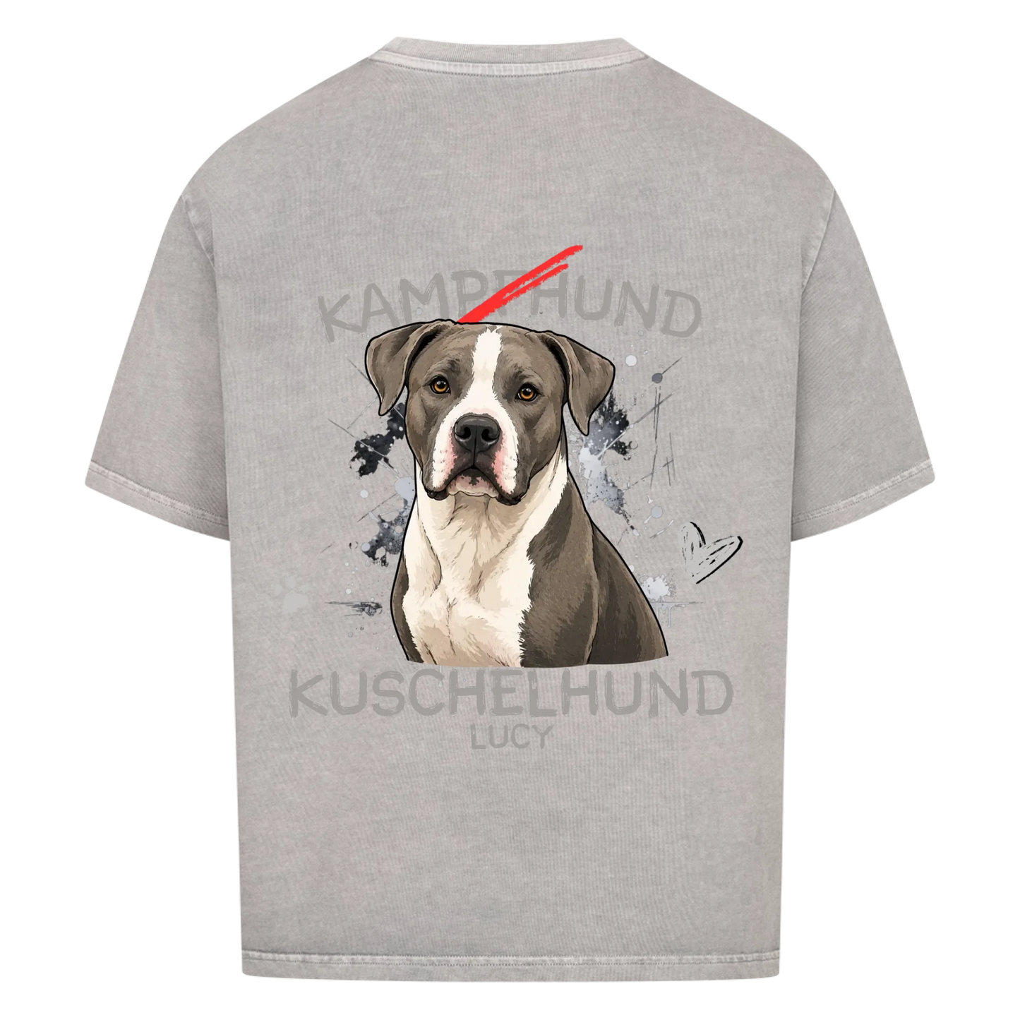 Oversized Shirt „KAMPFHUND/KUSCHELHUND“