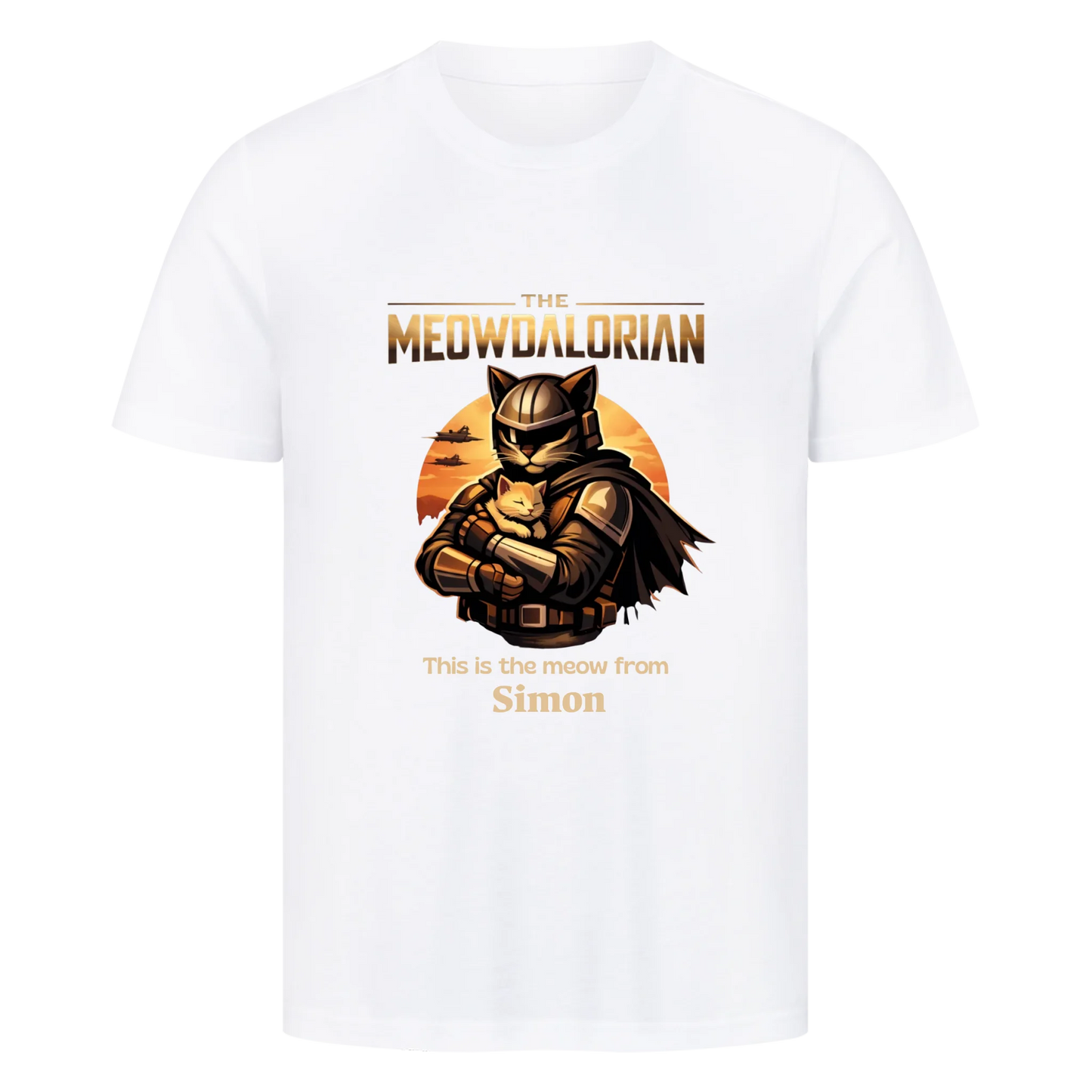 Personalisiertes Shirt "Meowdalorian"