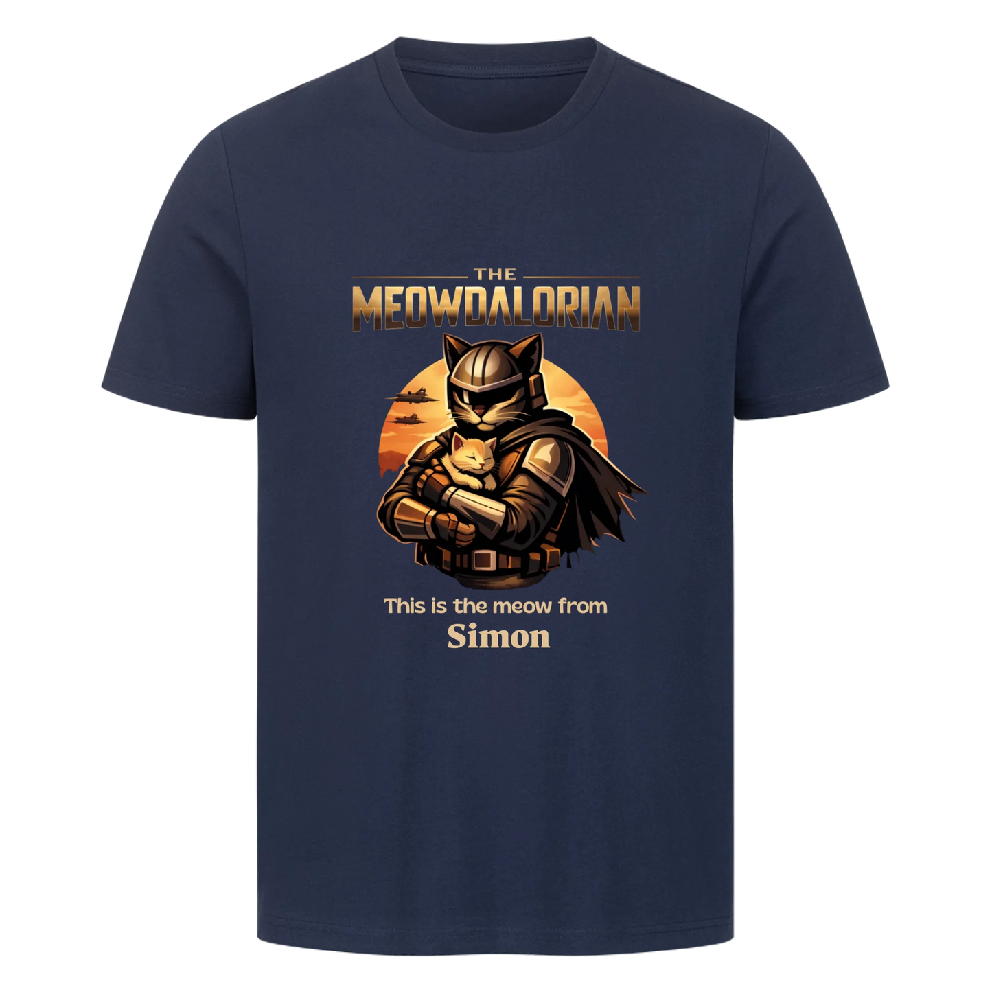 Personalisiertes Shirt "Meowdalorian"