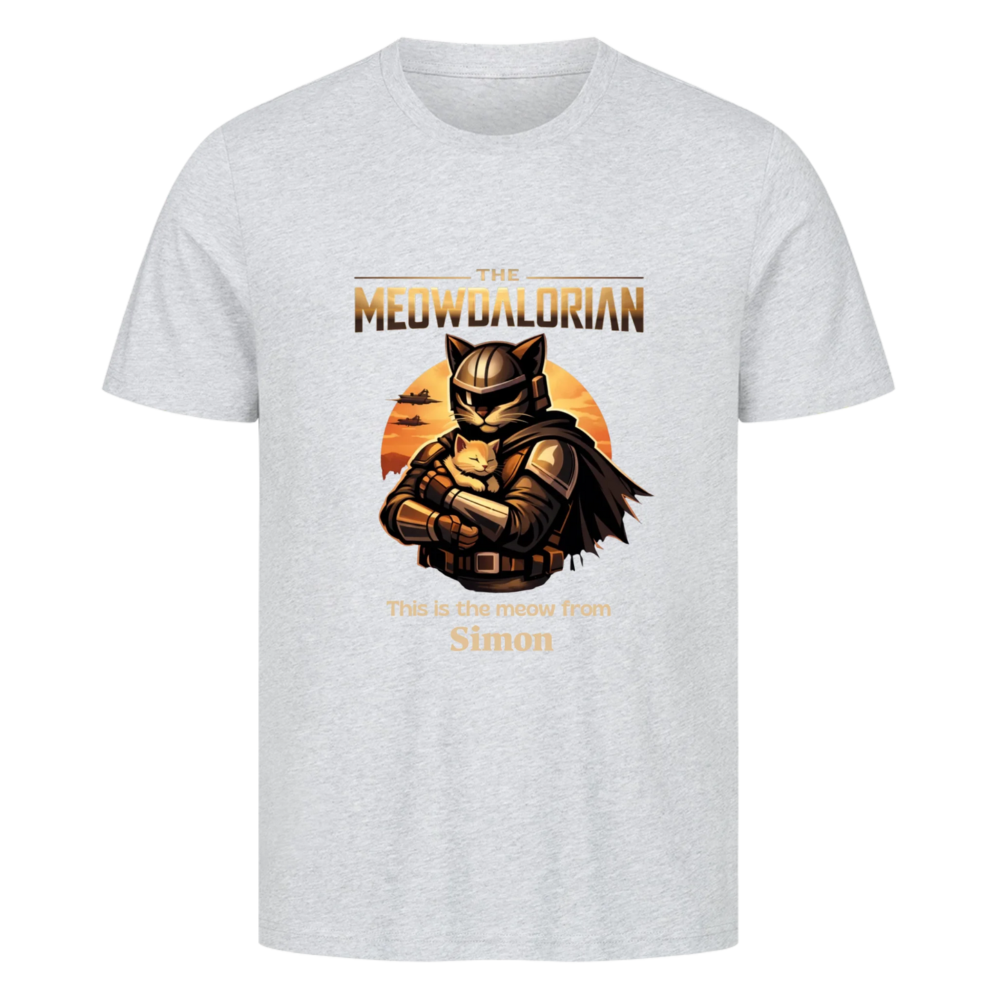 Personalisiertes Shirt "Meowdalorian"