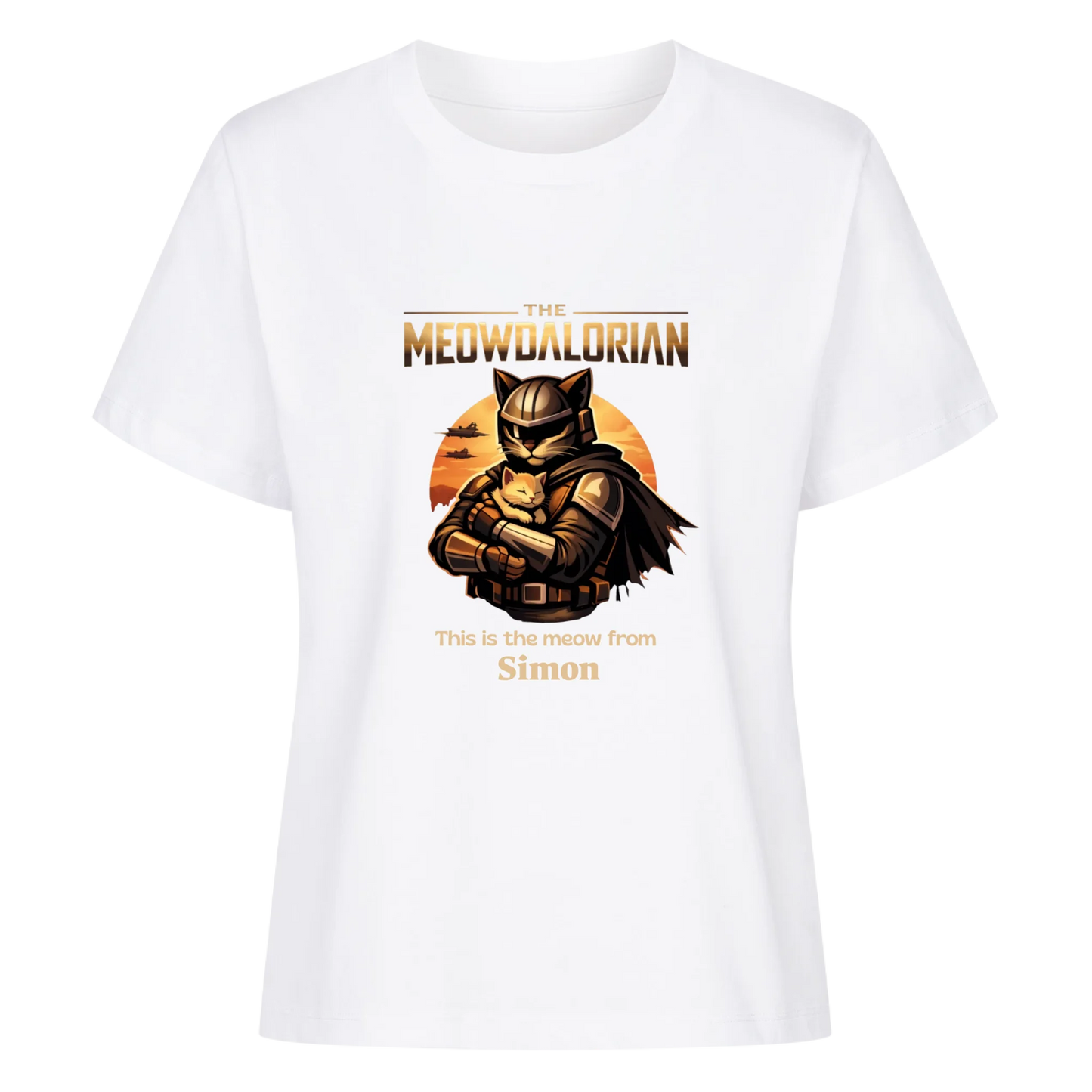 Personalisiertes Shirt "Meowdalorian"