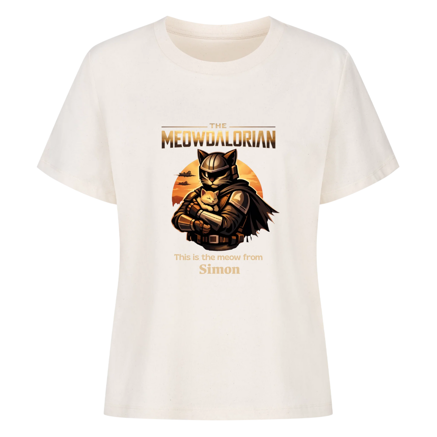 Personalisiertes Shirt "Meowdalorian"