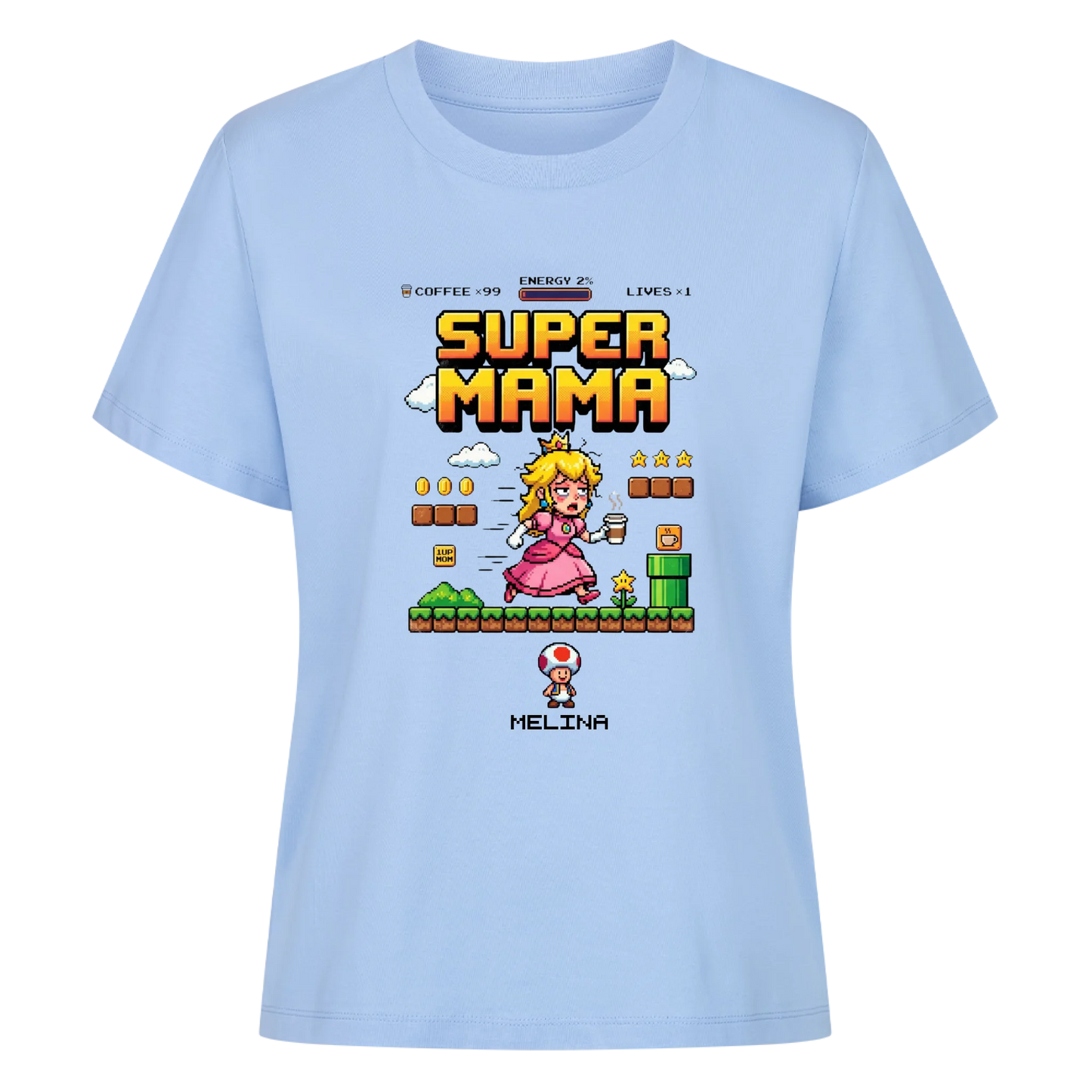 Personalisiertes Shirt "Super Mama"