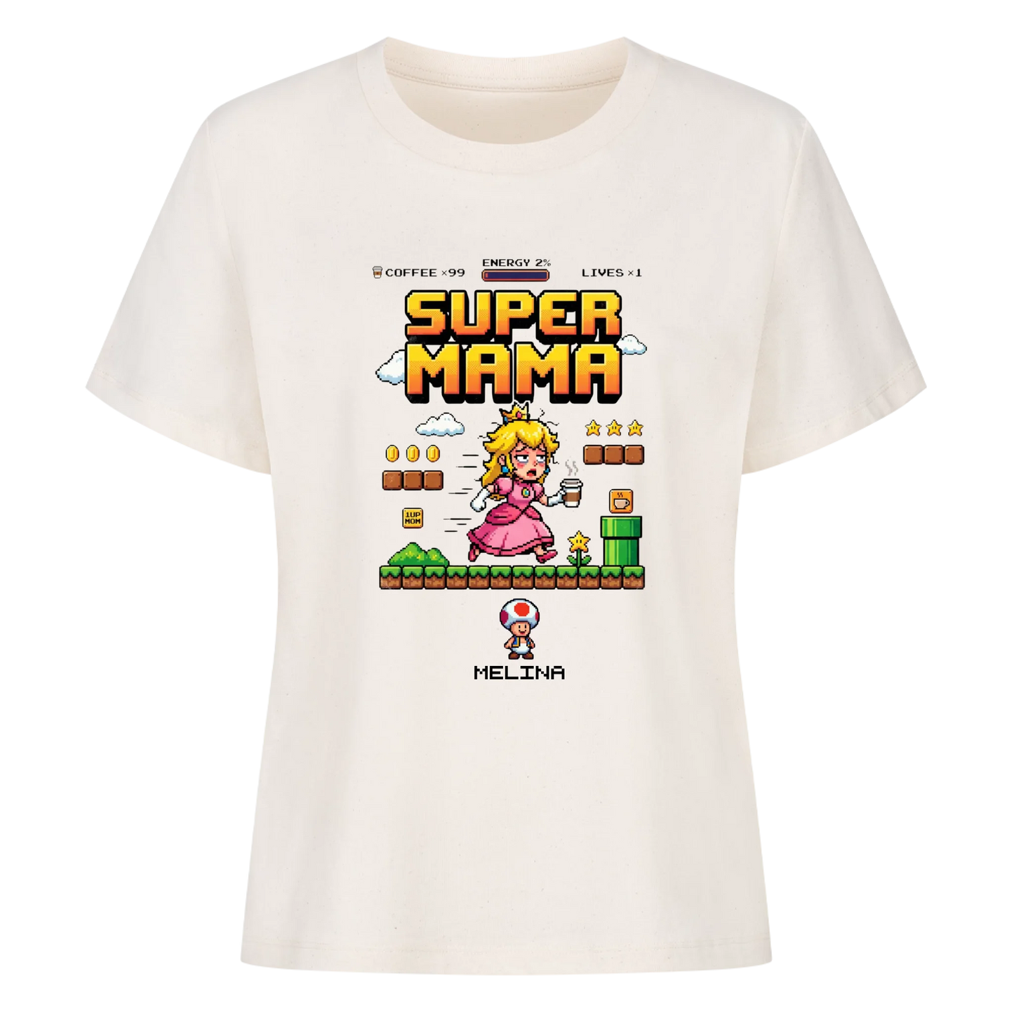Personalisiertes Shirt "Super Mama"