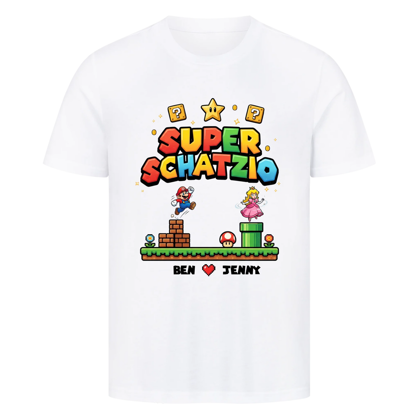 Personalisiertes Shirt "Super Schatzio"