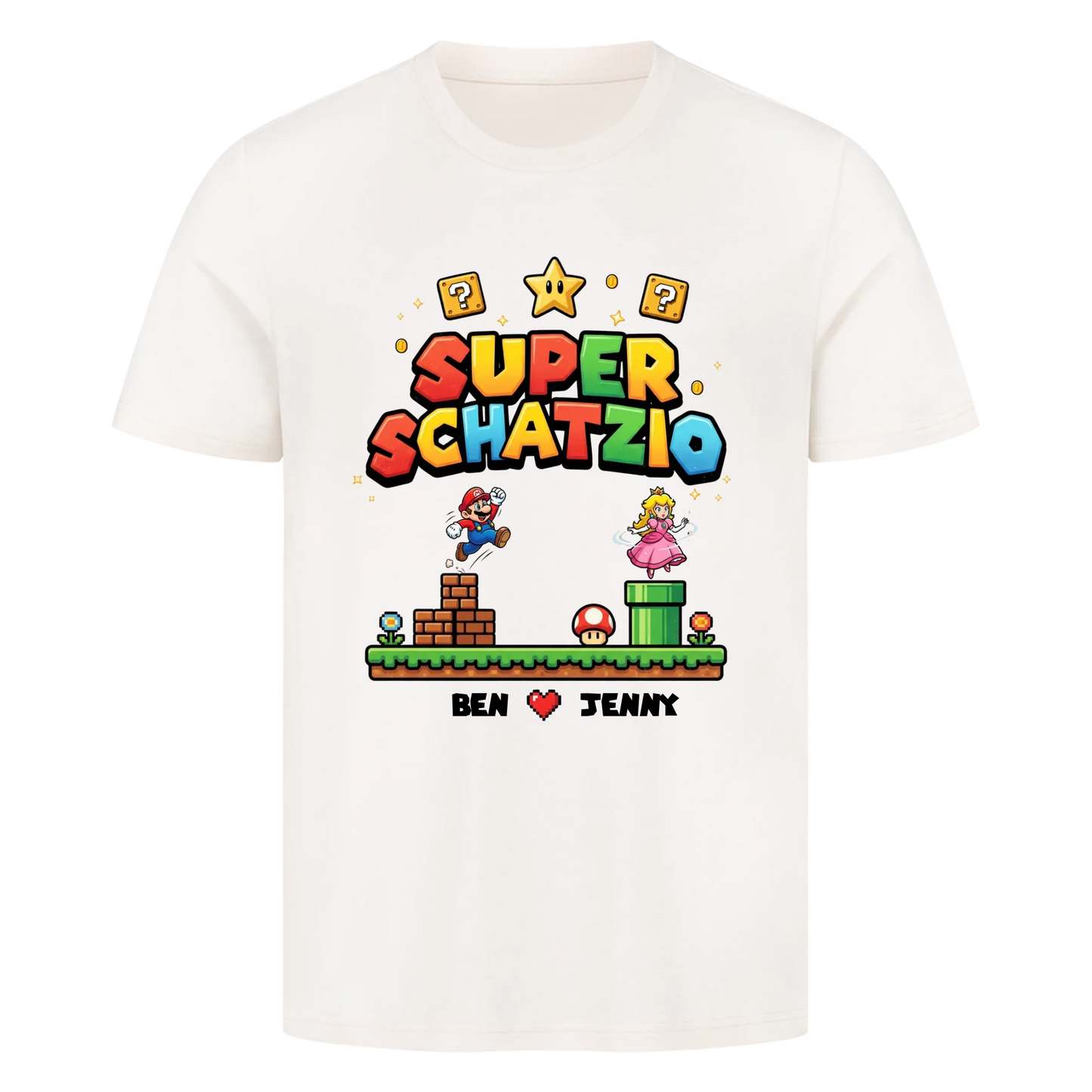 Personalisiertes Shirt "Super Schatzio"