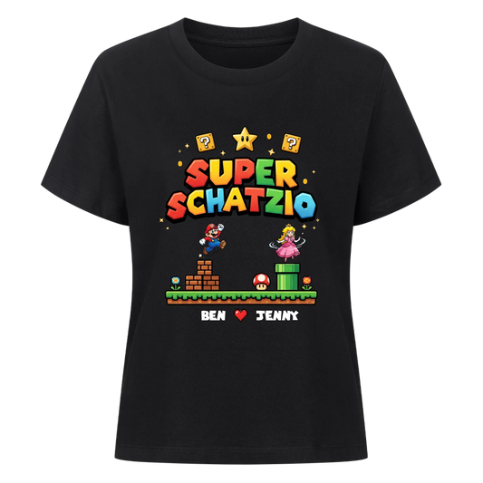 Personalisiertes Shirt "Super Schatzio"