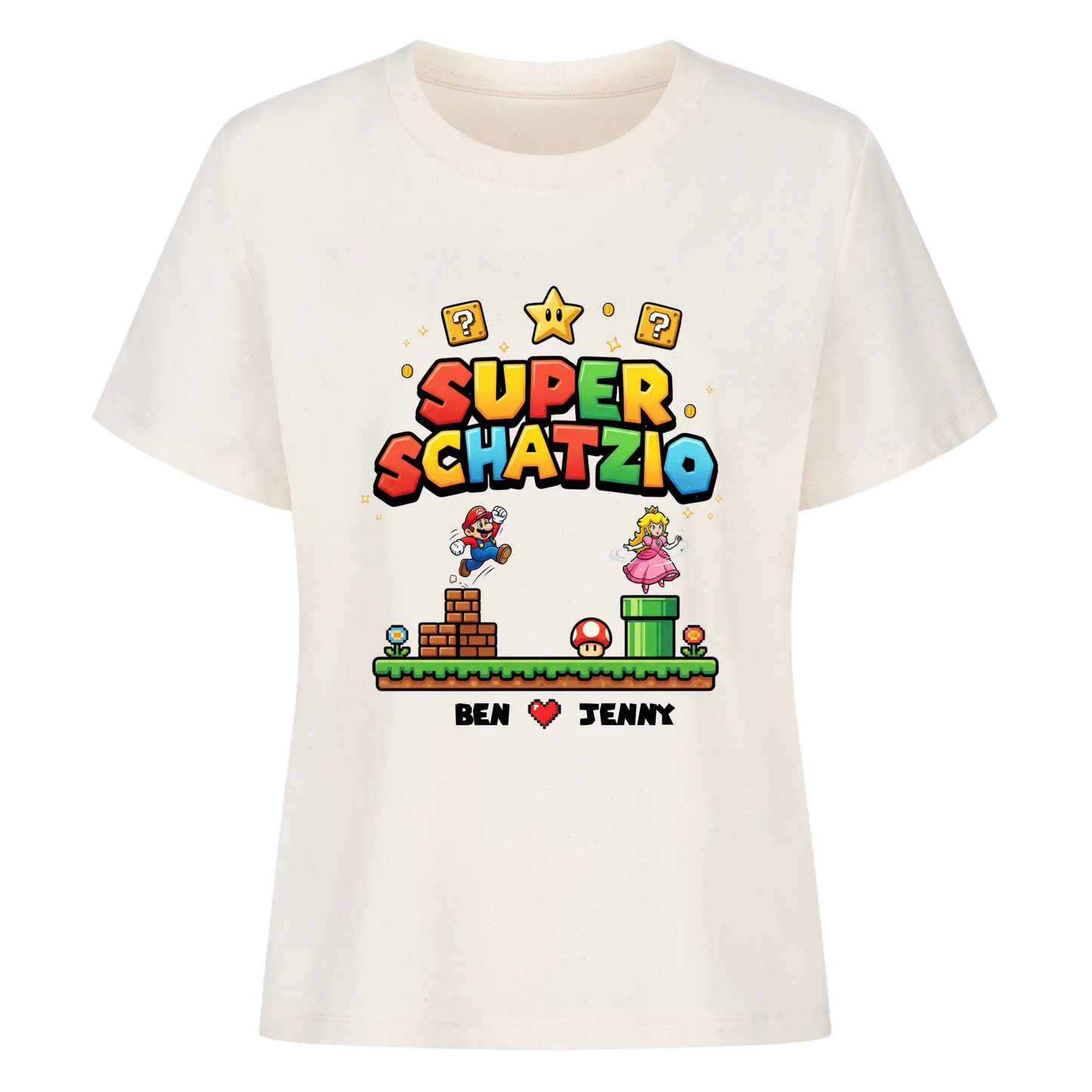 Personalisiertes Shirt "Super Schatzio"