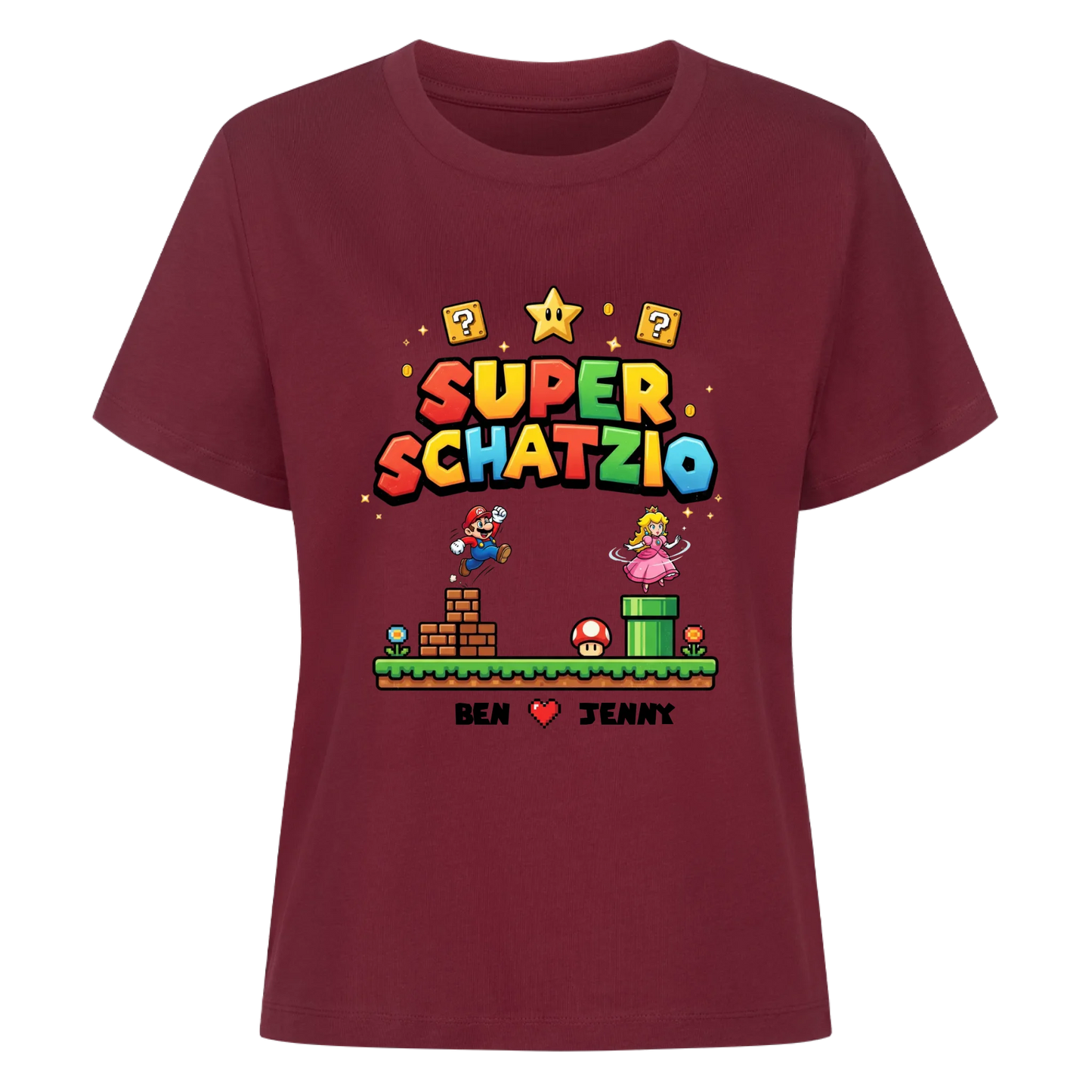 Personalisiertes Shirt "Super Schatzio"