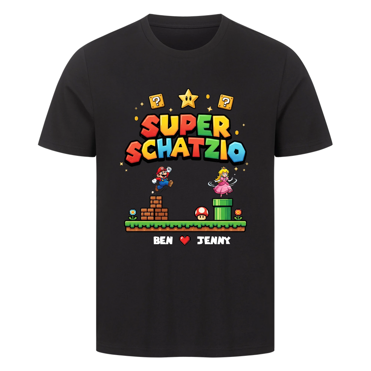Personalisiertes Shirt "Super Schatzio"