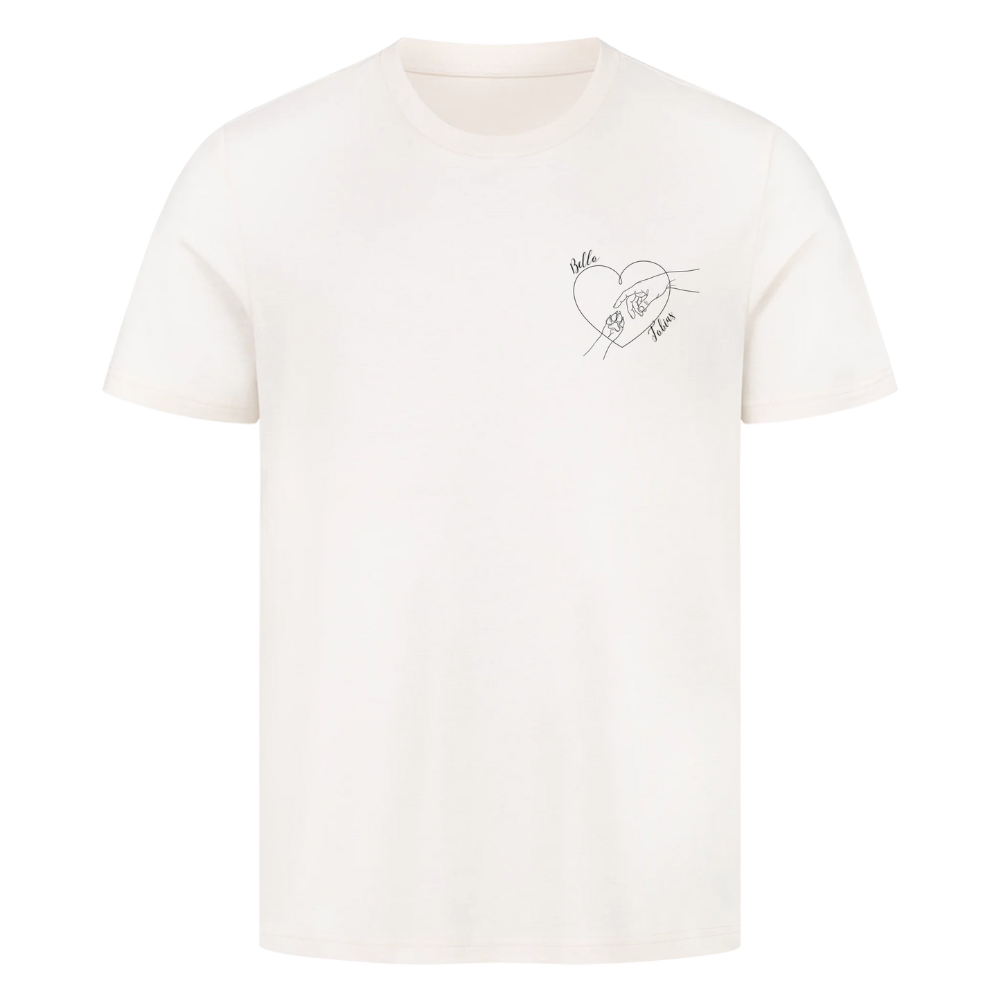 Personalisiertes Shirt "Heartline Pet Art"
