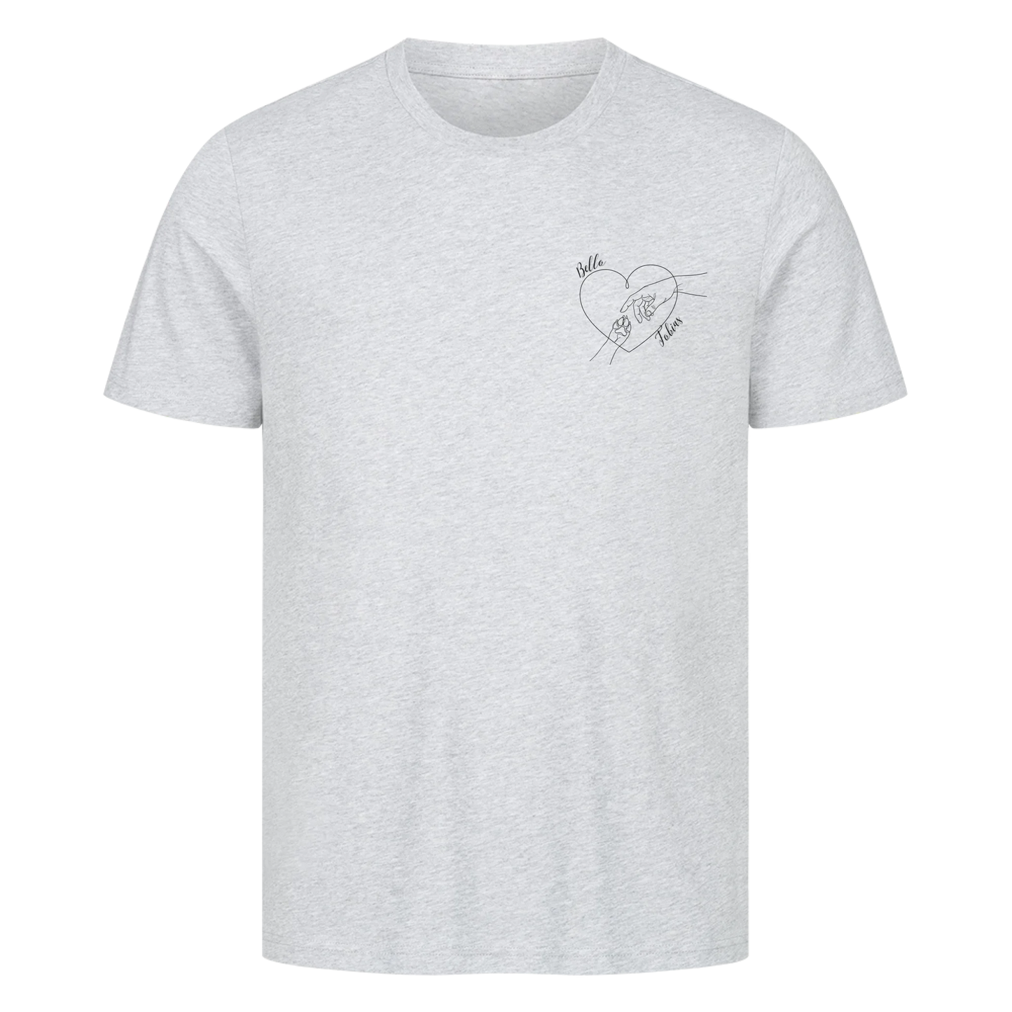 Personalisiertes Shirt "Heartline Pet Art"