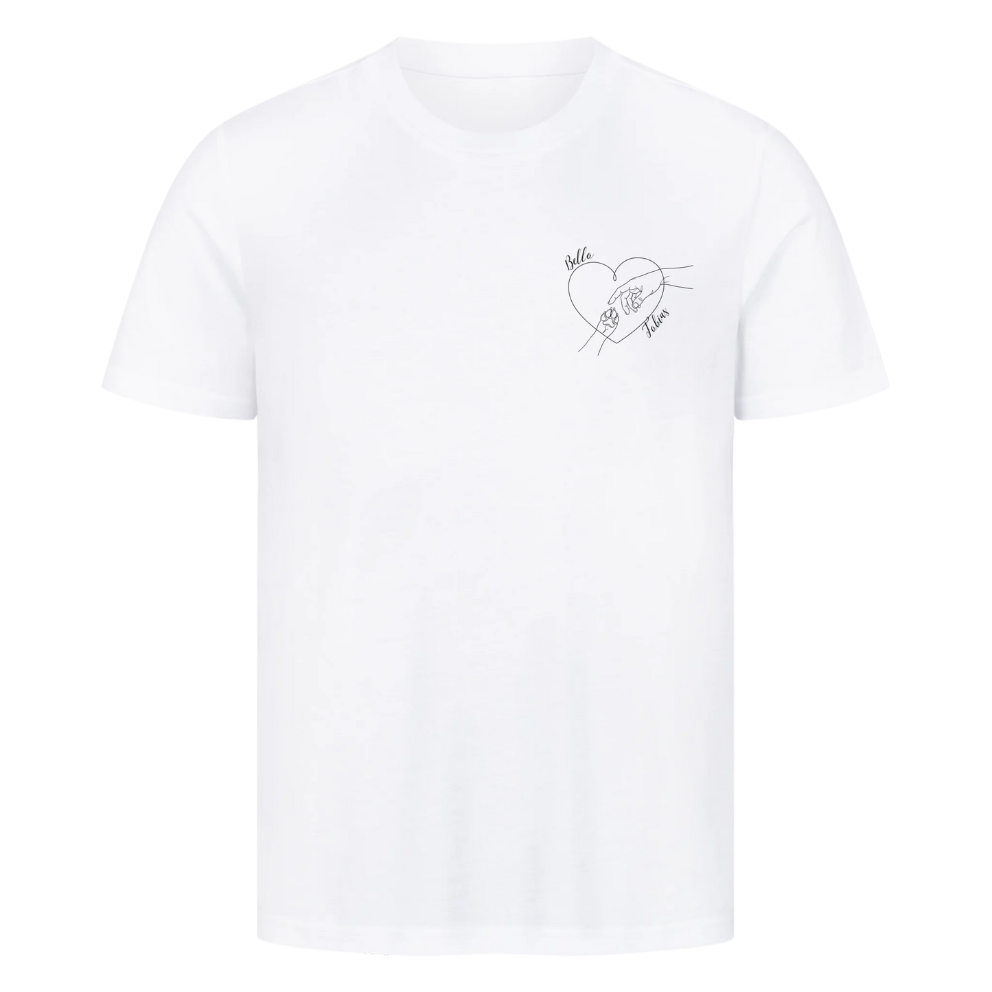 Personalisiertes Shirt "Heartline Pet Art"