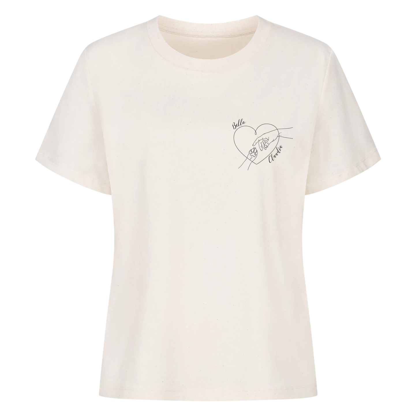 Personalisiertes Shirt "Heartline Pet Art"