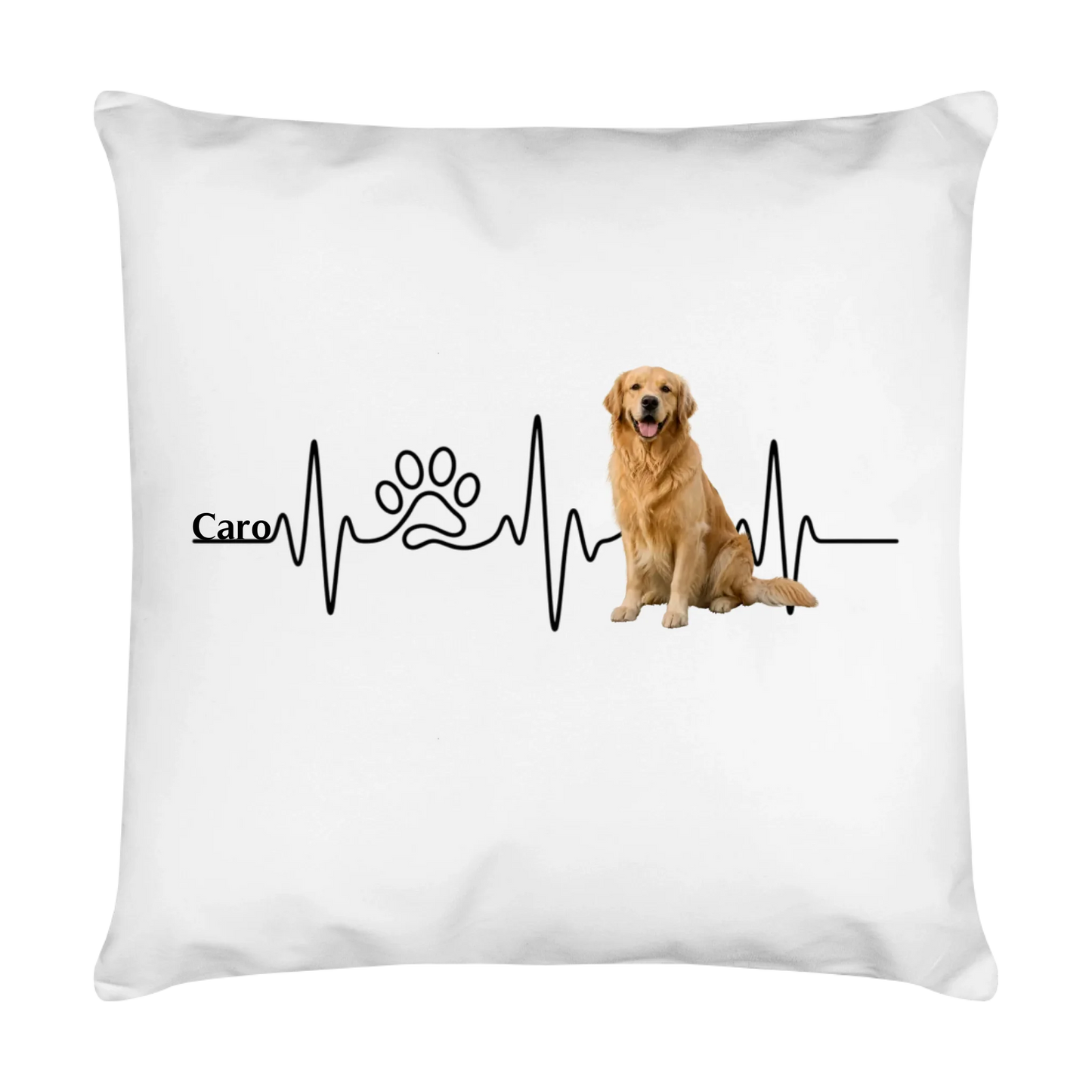 Personalized "Heartbeat" Pillow