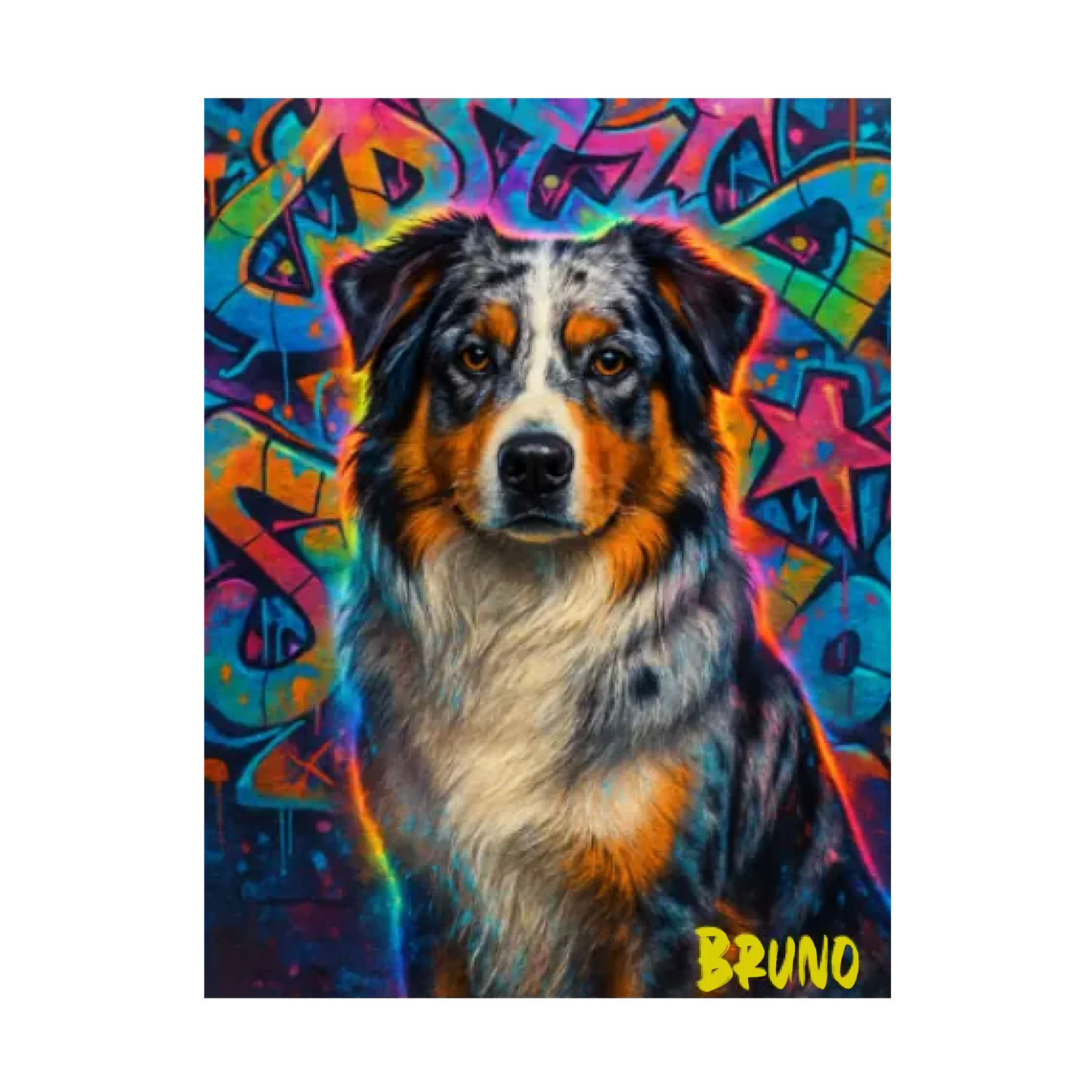 Personalized "Graffiti" Poster