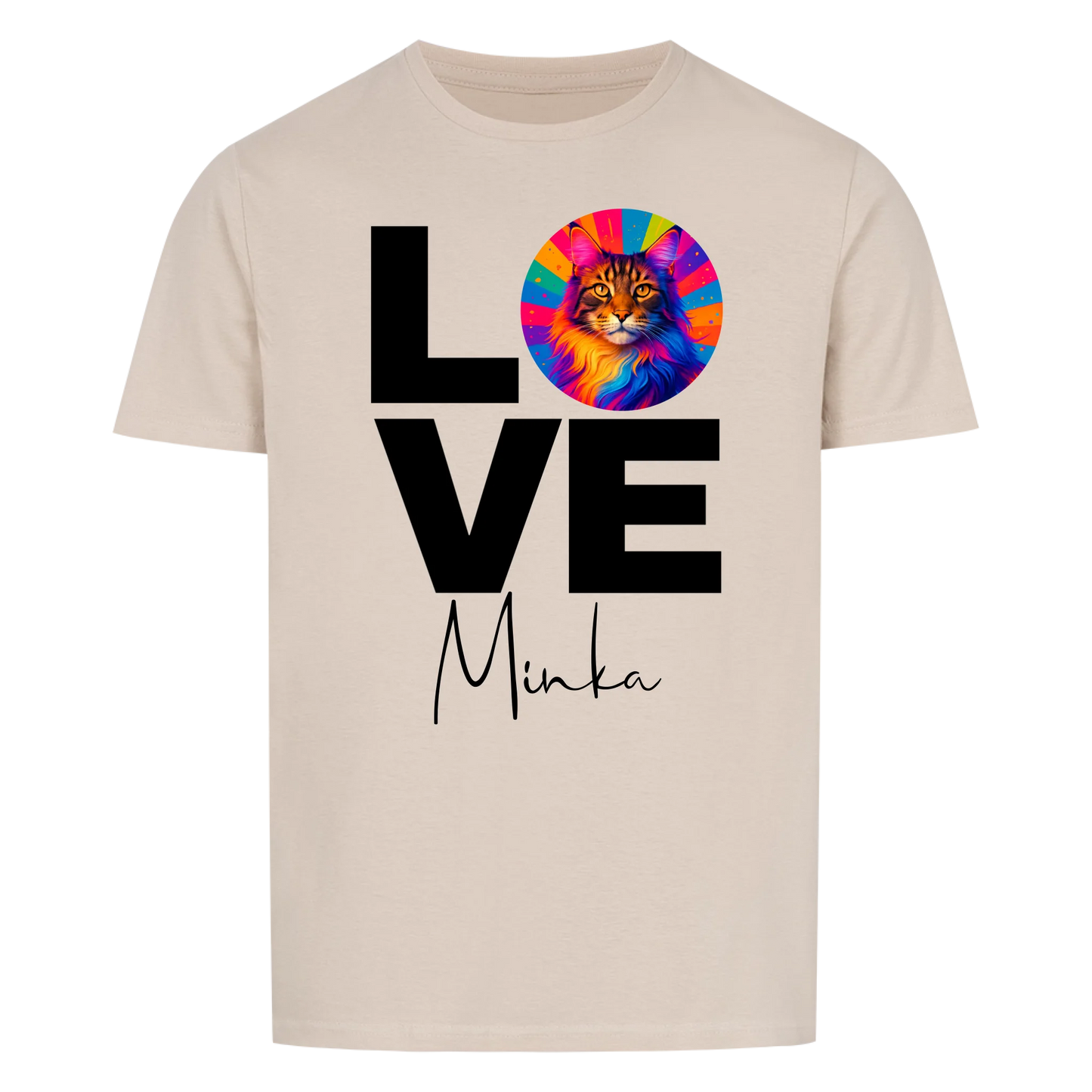 Personalized Cat Shirt "Popart Love"