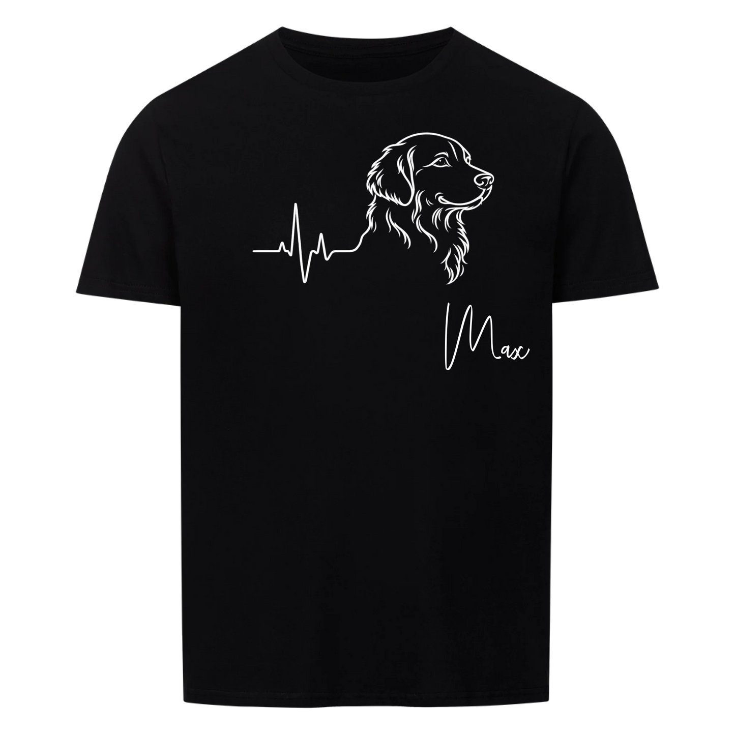 Personalisiertes Shirt "Lineart mit Hund"
