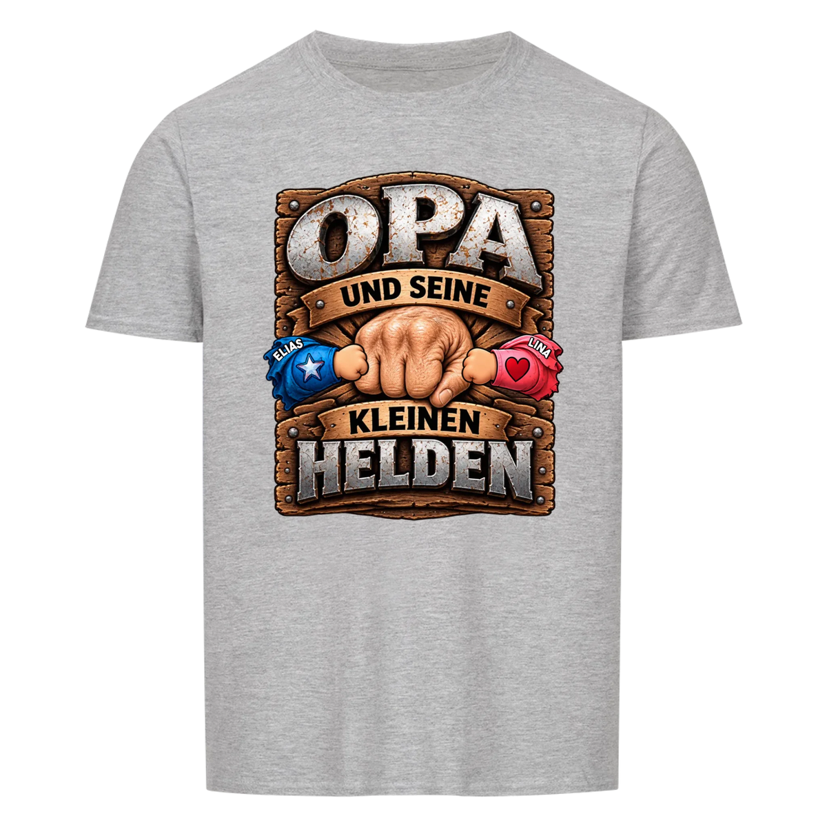 Personalisiertes Shirt "Kleine Helden"
