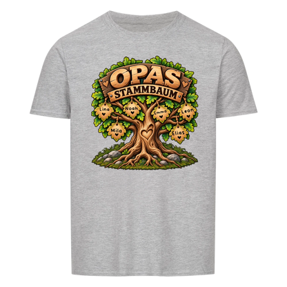 Personalisiertes Shirt "Opas Stammbaum"