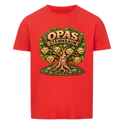 Personalisiertes Shirt "Opas Stammbaum"