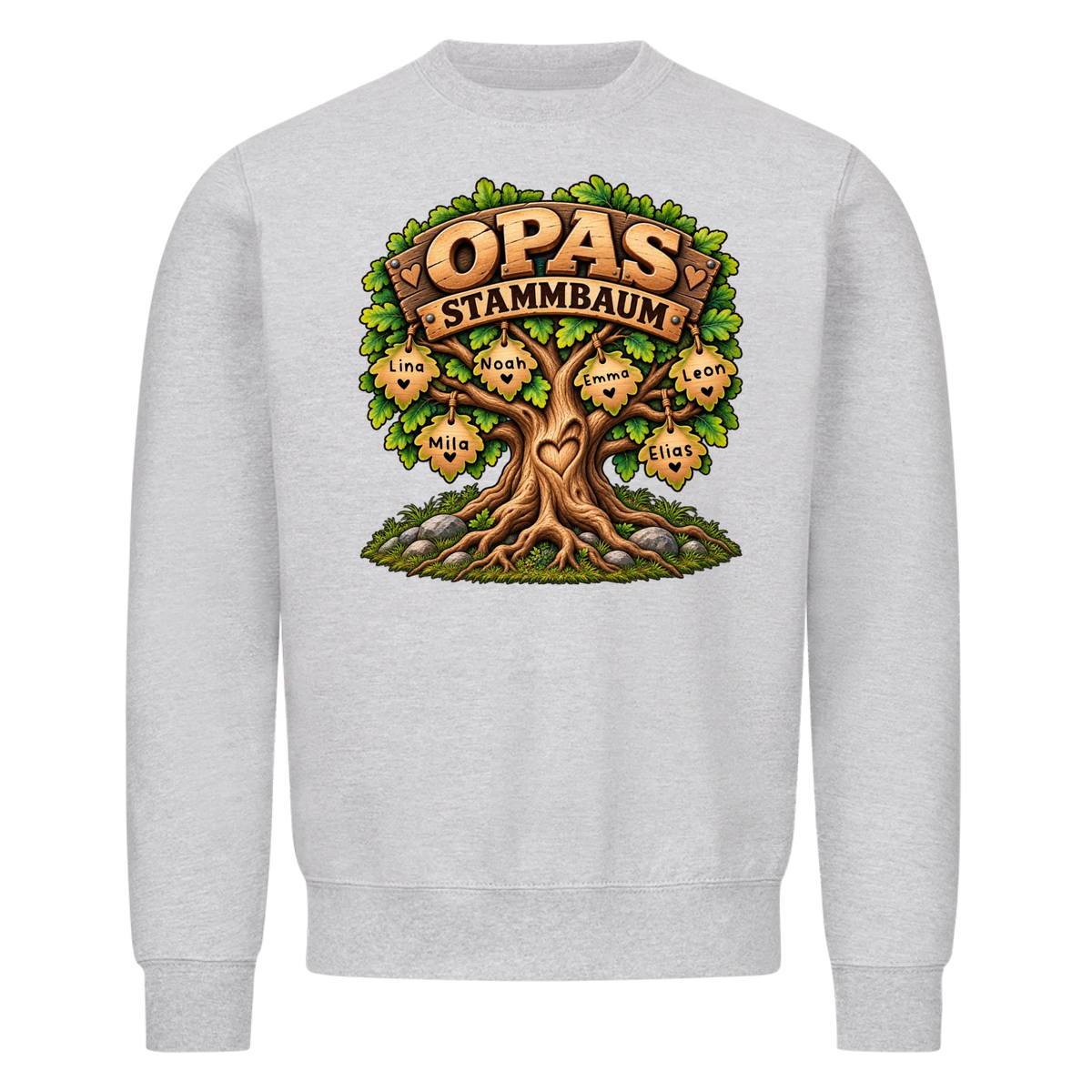 Personalisiertes Shirt "Opas Stammbaum"
