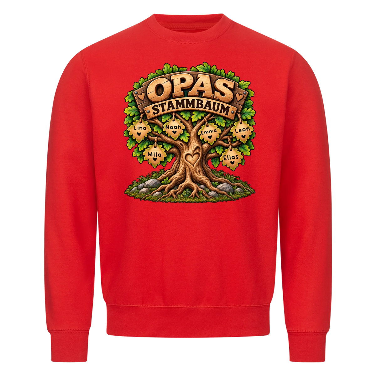 Personalisiertes Shirt "Opas Stammbaum"