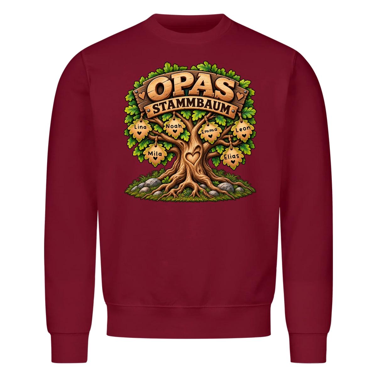 Personalisiertes Shirt "Opas Stammbaum"