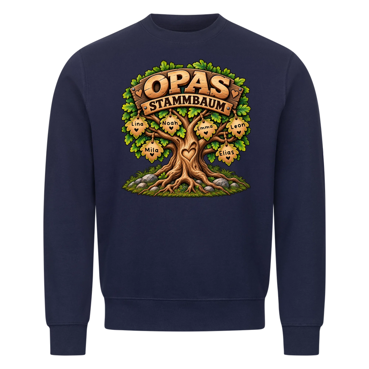Personalisiertes Shirt "Opas Stammbaum"