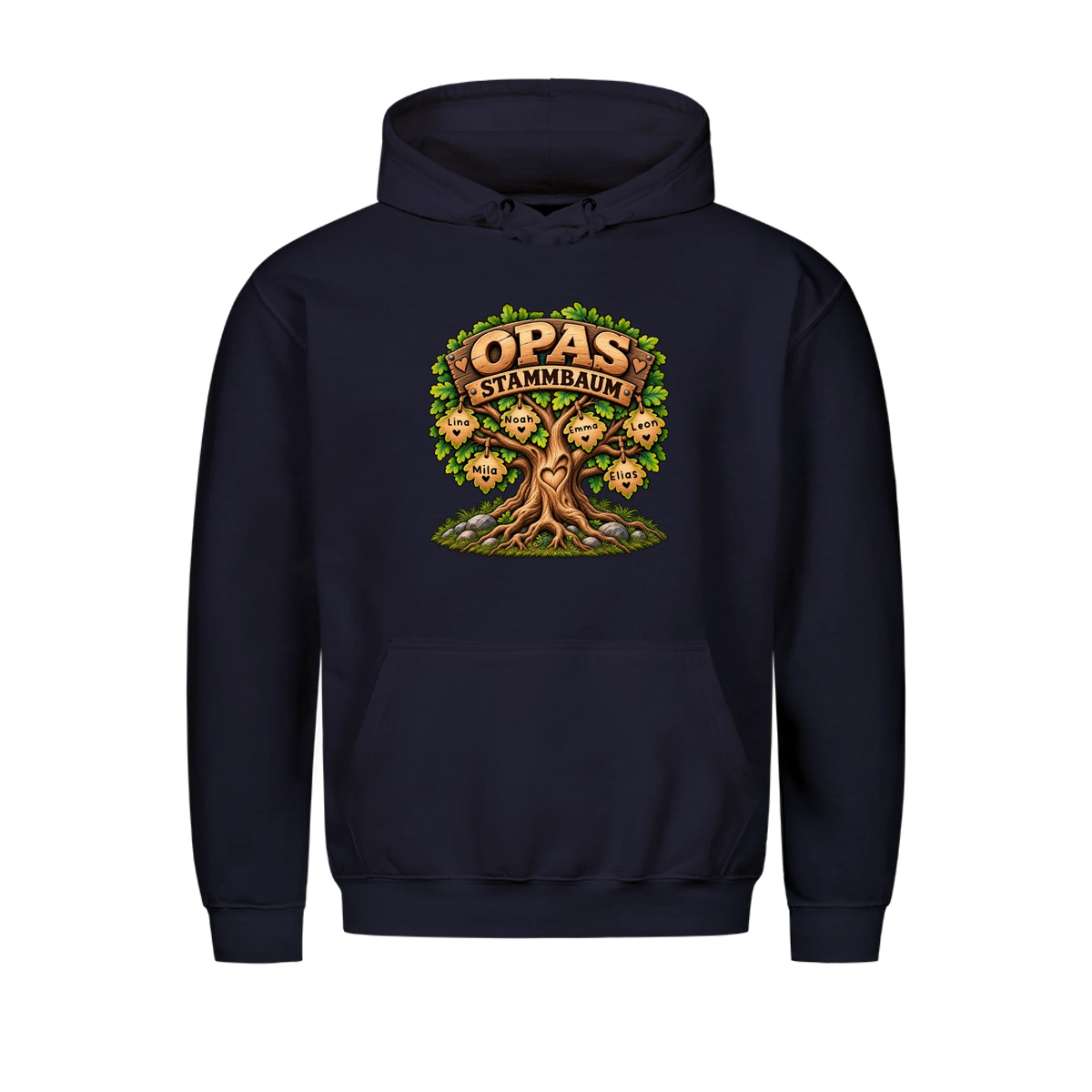 Personalisiertes Shirt "Opas Stammbaum"