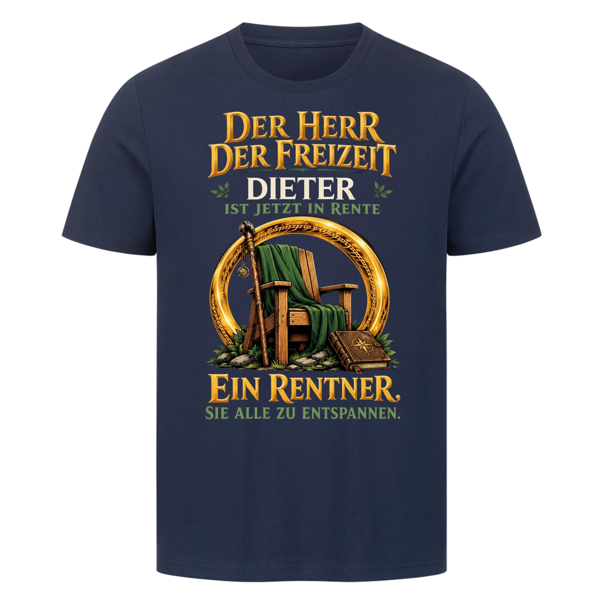 Personalisiertes Shirt "Der Herr der Freizeit"