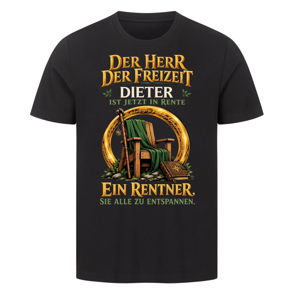 Personalisiertes Shirt "Der Herr der Freizeit"