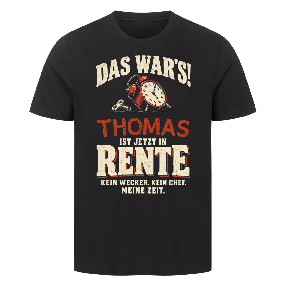 Personalisiertes Shirt "Das war's!"
