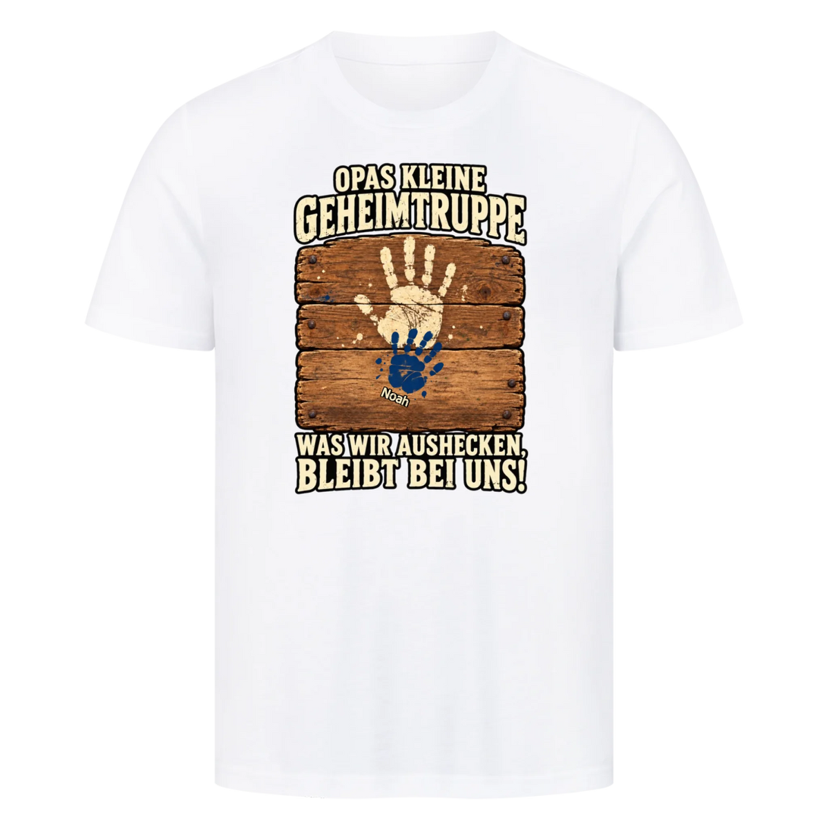 Personalisiertes Shirt "Opas Geheimtruppe"