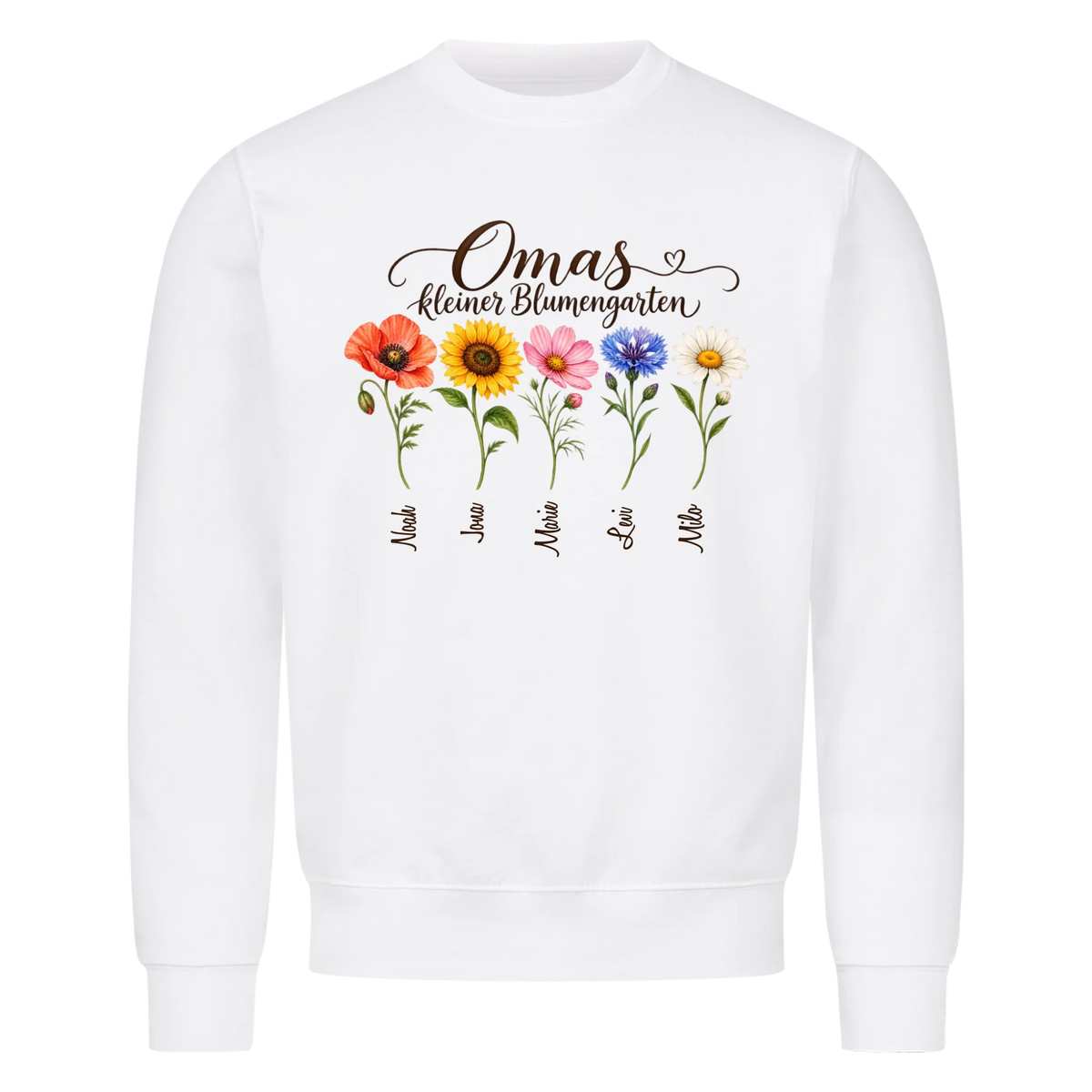 Personalisiertes Shirt "Blumengarten"