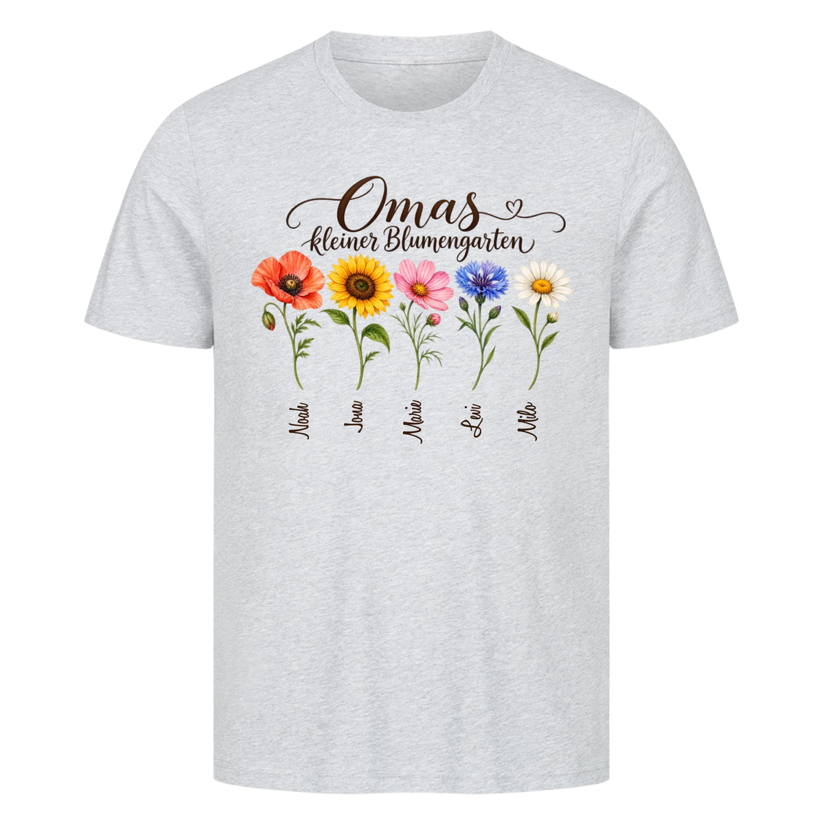 Personalisiertes Shirt "Blumengarten"