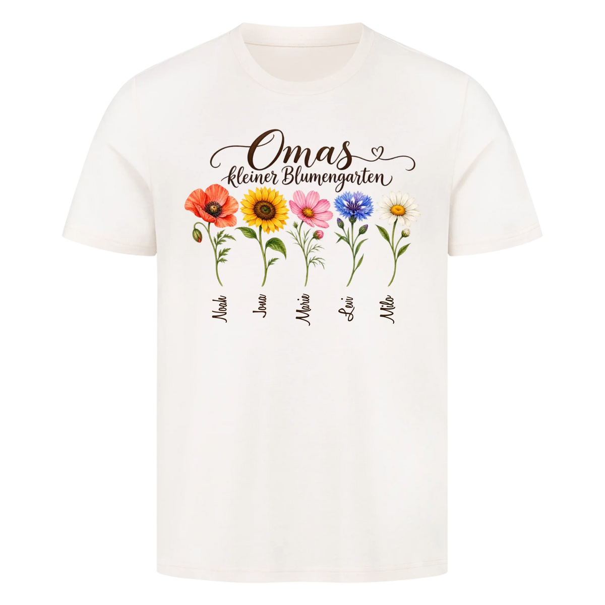 Personalisiertes Shirt "Blumengarten"