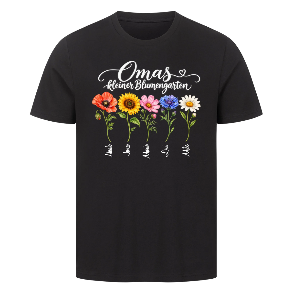 Personalisiertes Shirt "Blumengarten"