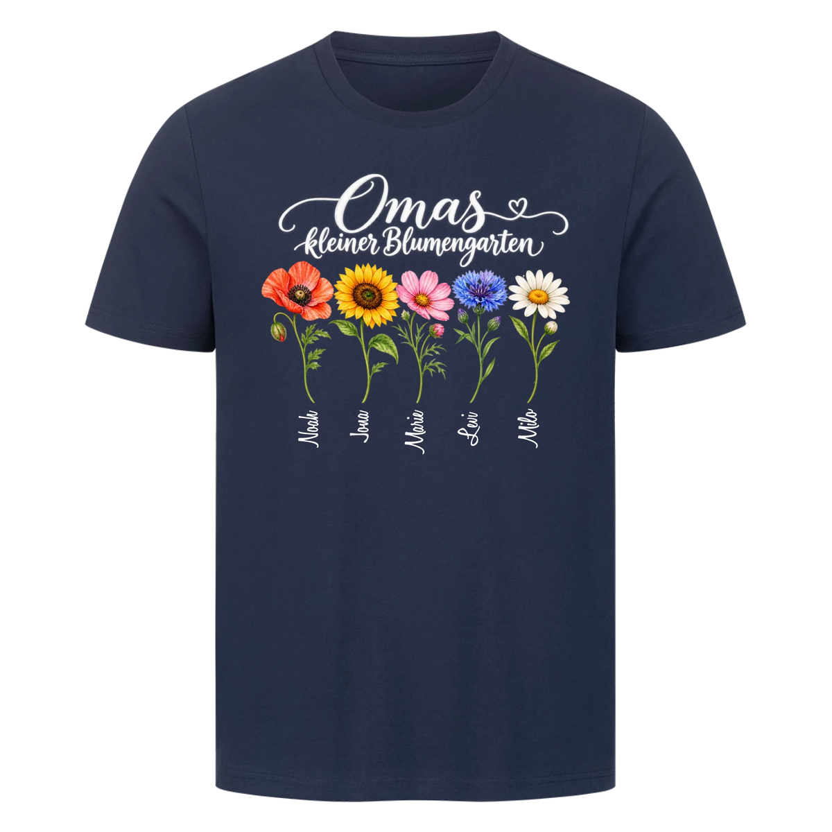 Personalisiertes Shirt "Blumengarten"