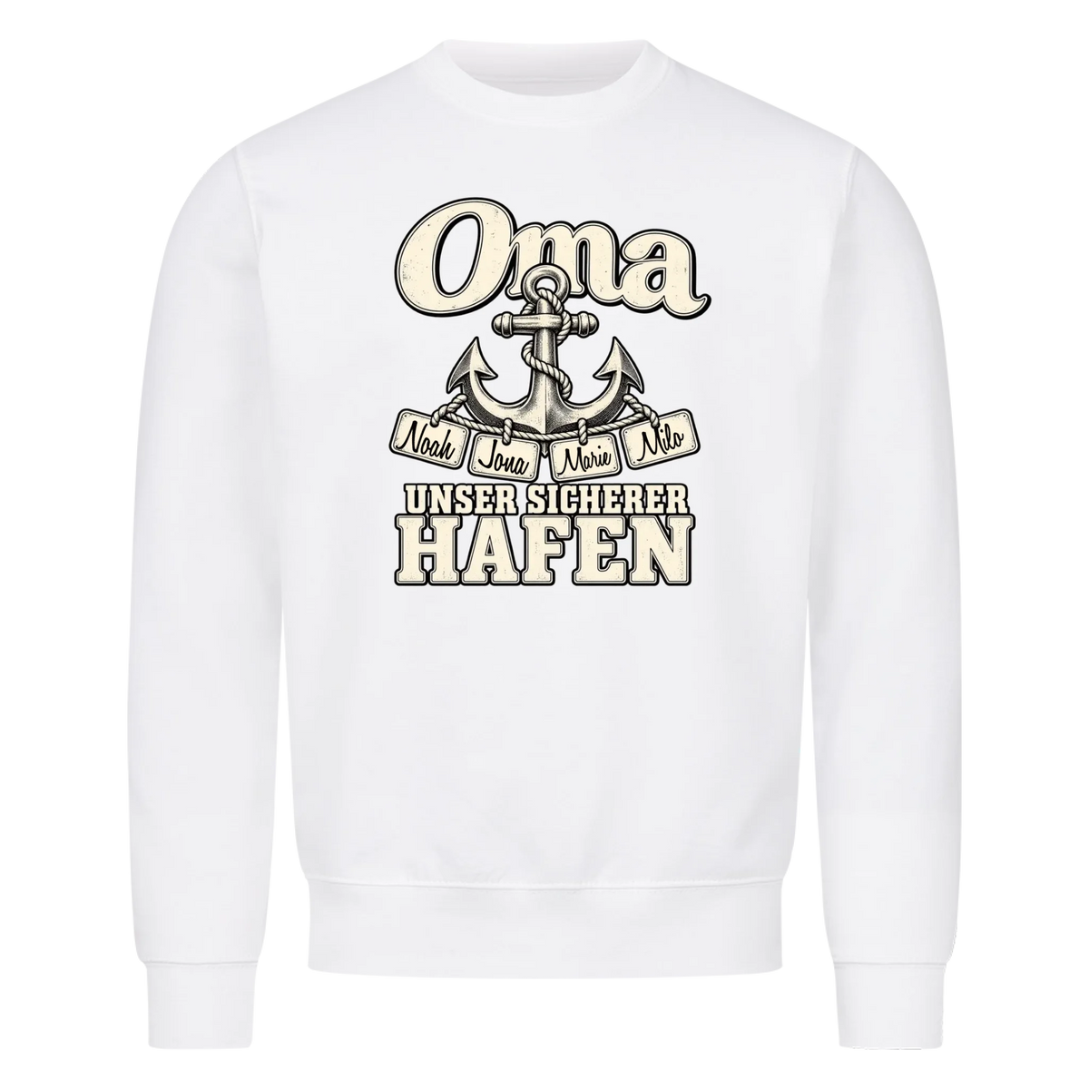 Personalisiertes Shirt "Sicherer Hafen"