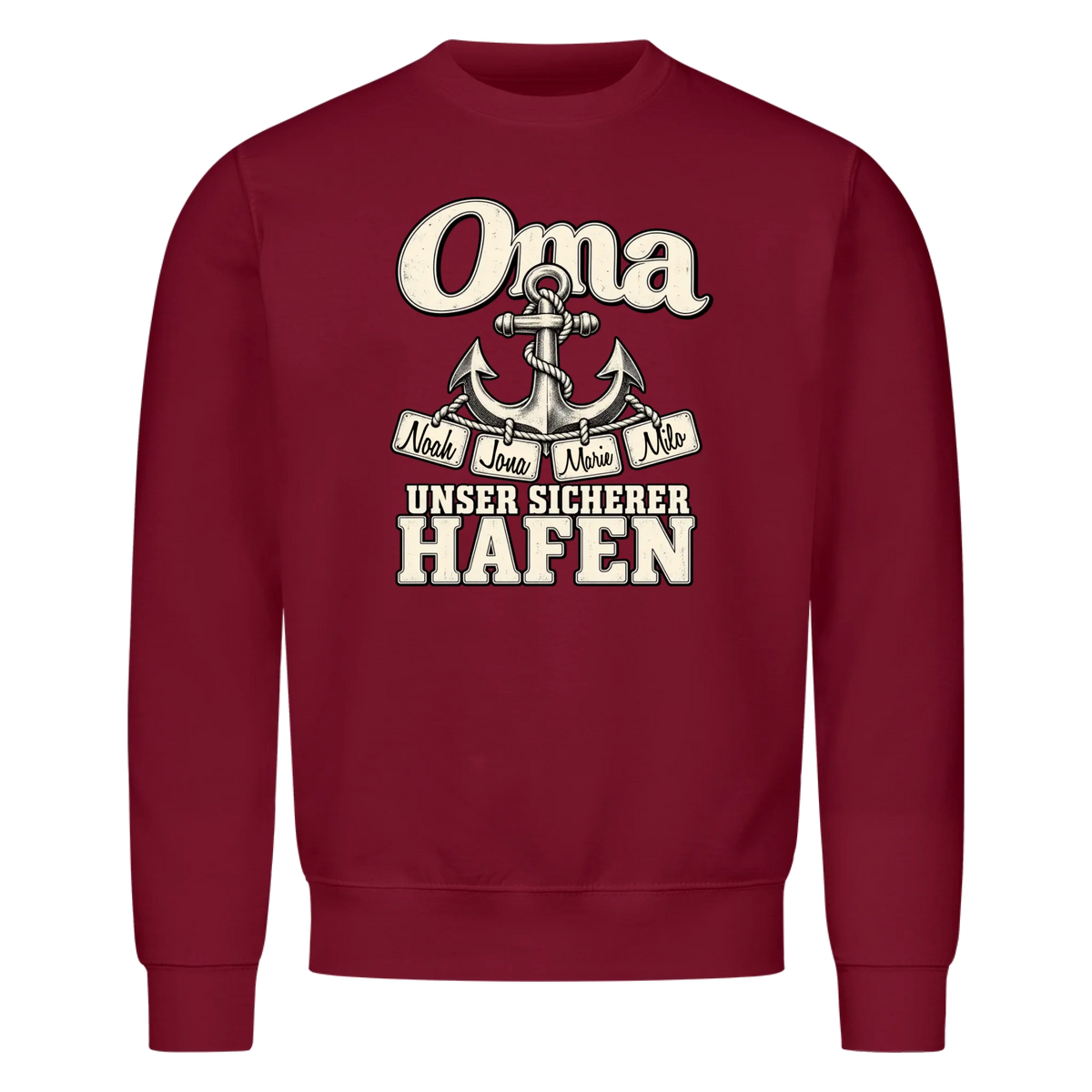 Personalisiertes Shirt "Sicherer Hafen"