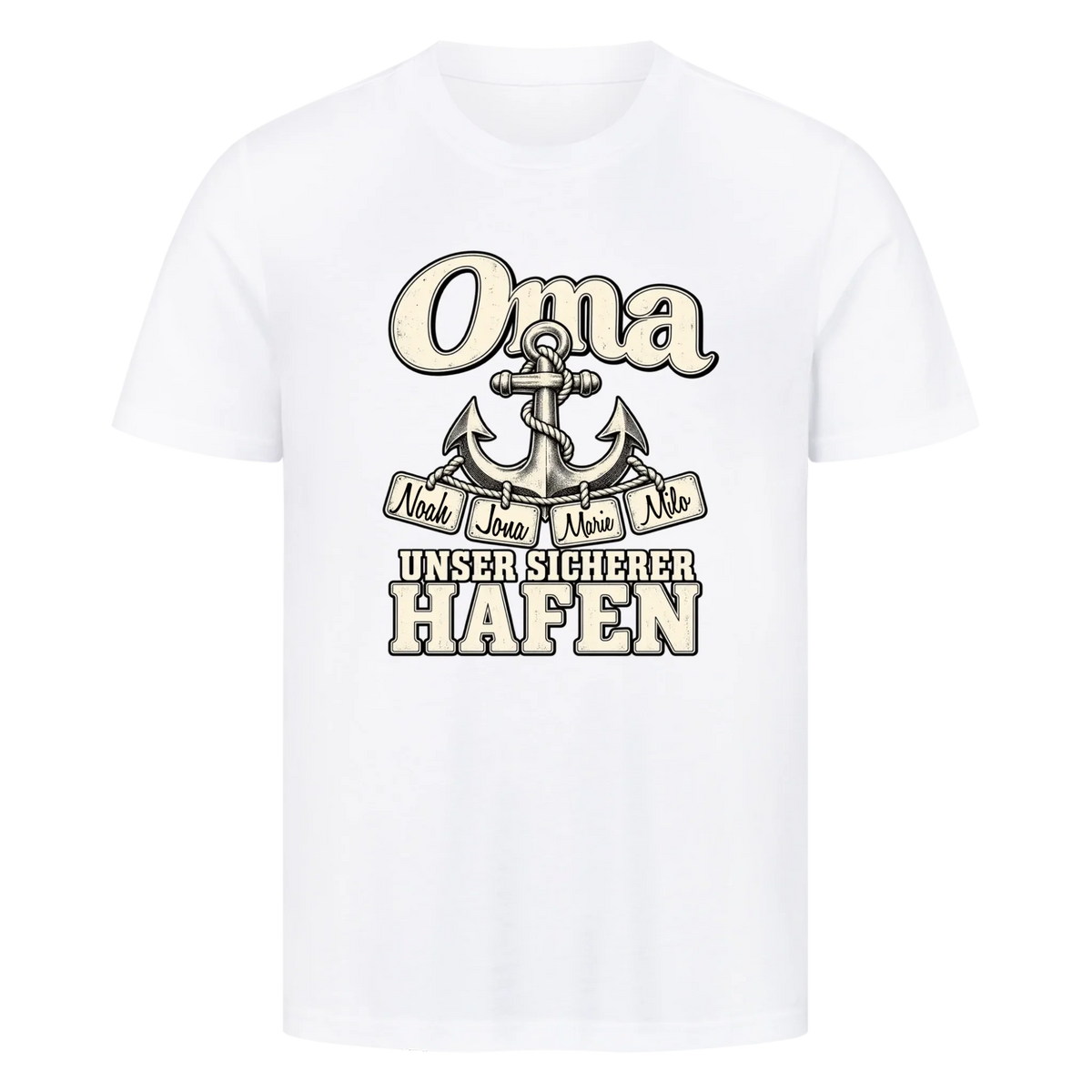 Personalisiertes Shirt "Sicherer Hafen"