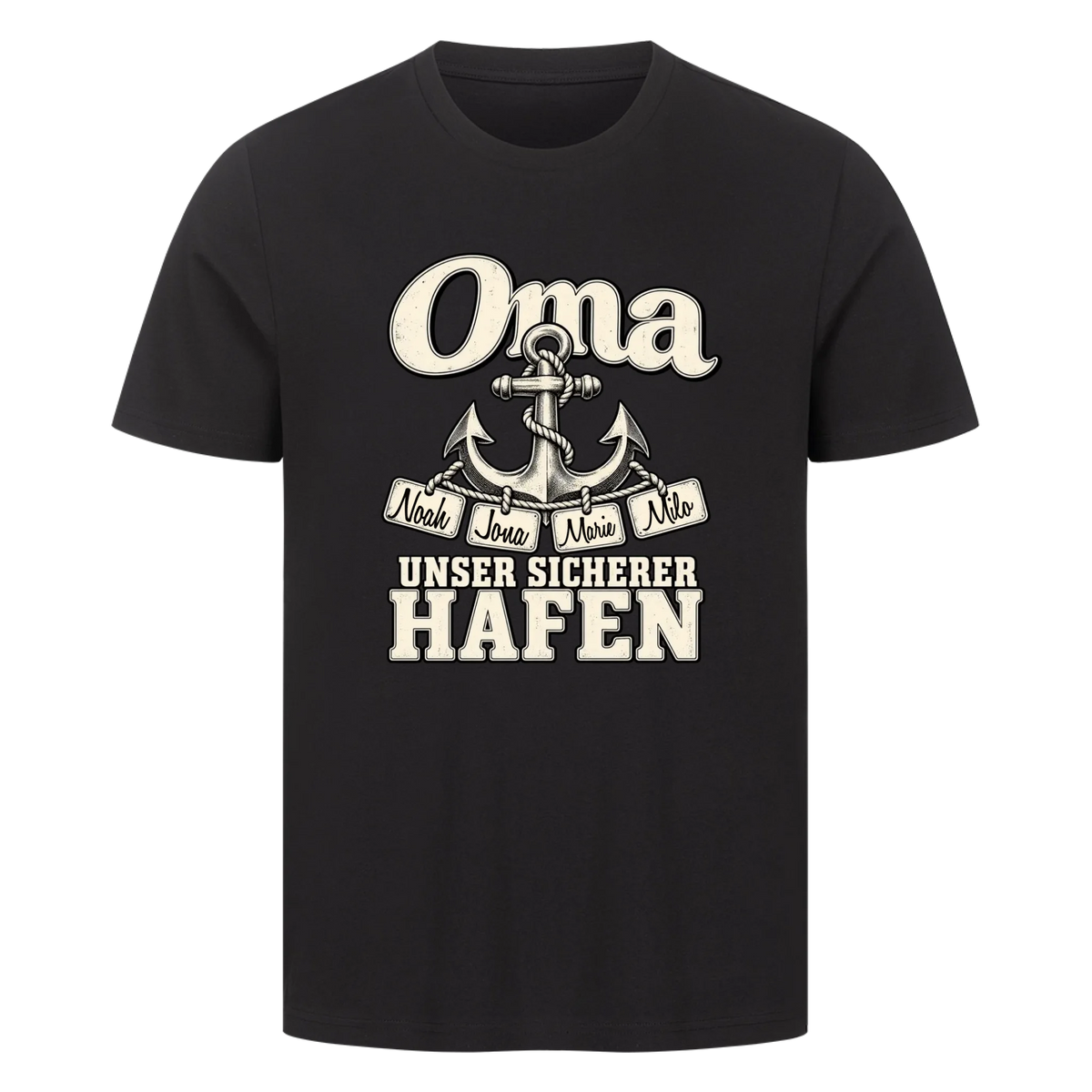 Personalisiertes Shirt "Sicherer Hafen"