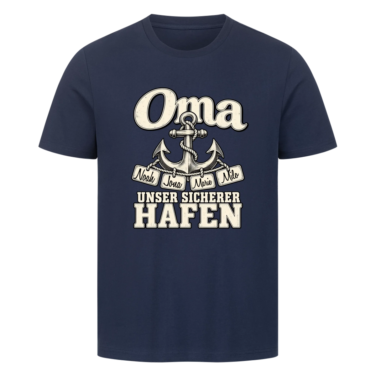 Personalisiertes Shirt "Sicherer Hafen"